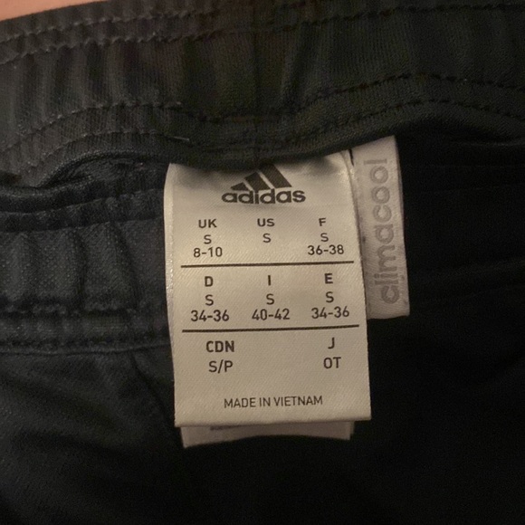 Gray 3 stripe Adidas joggers - Picture 3 of 3